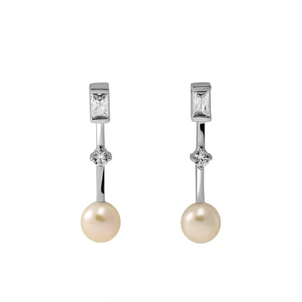 Orphelia Maxime Silver Drop Earrings ZO-7514