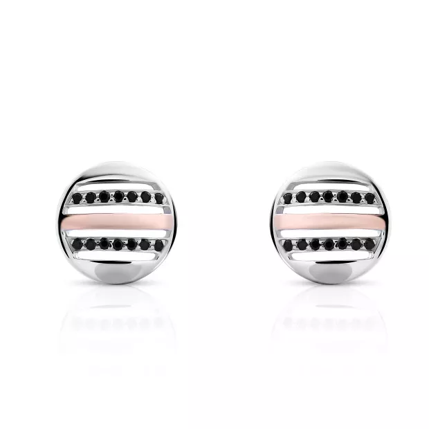 Orphelia Maxwell Silver Stud Earrings ZO-7501