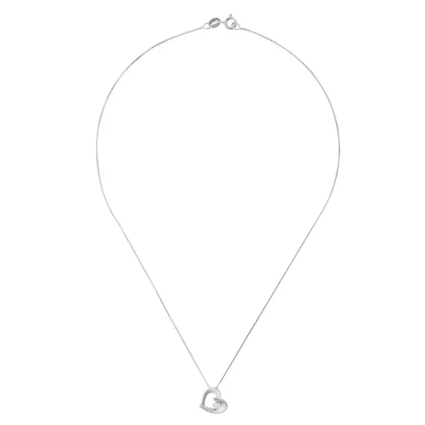 Orphelia Mera Silver Chain With Pendant ZH-7370