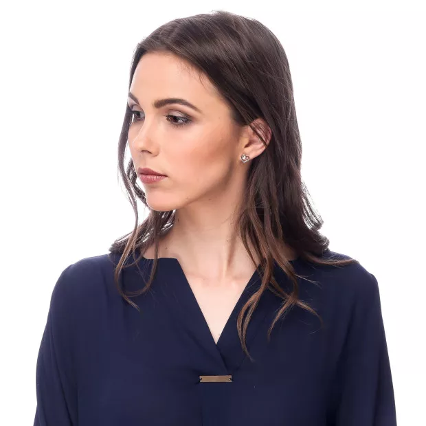 Orphelia Mera Silver Stud Earrings ZO-7370