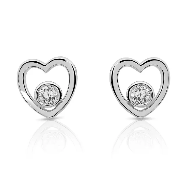 orphelia Mila Silver Stud Earrings ZO-7484
