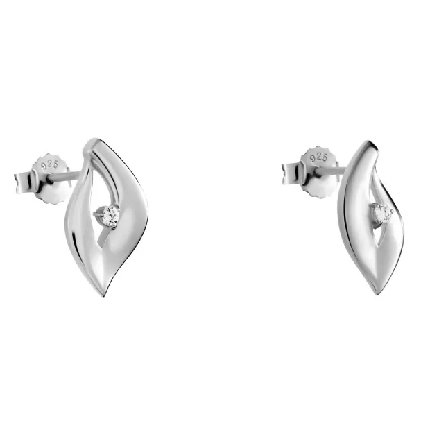 Orphelia Milan Silver Stud Earrings ZO-7519