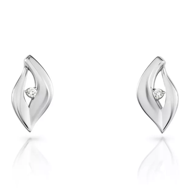 Orphelia Milan Silver Stud Earrings ZO-7519