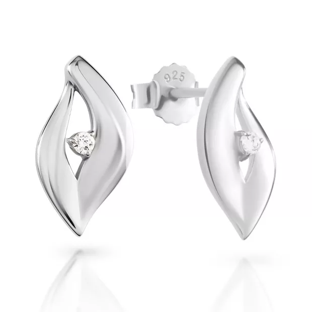 orphelia Milan Silver Stud Earrings ZO-7519