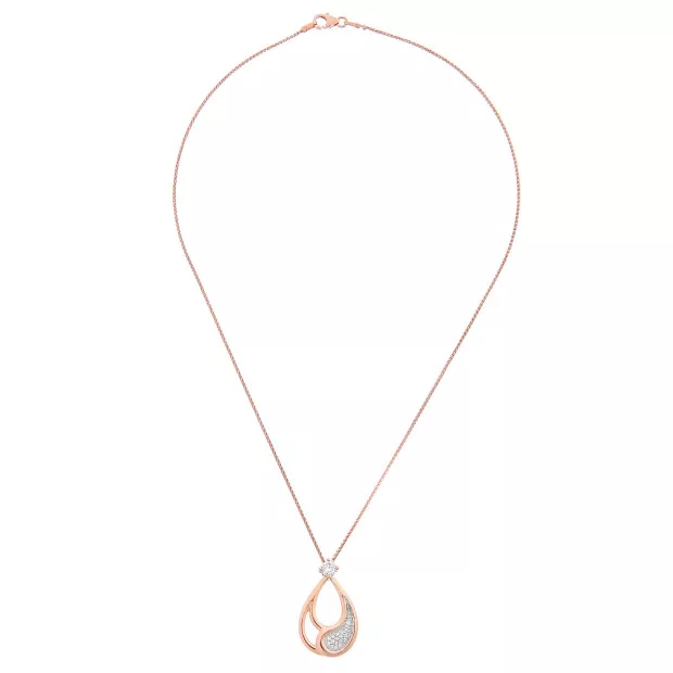 Orphelia Minna Silver Chain With Pendant ZH-7228