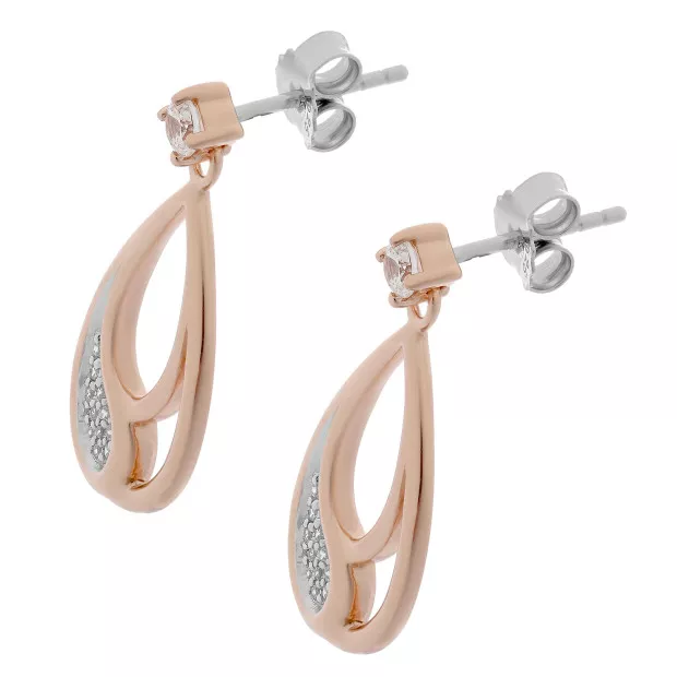 Orphelia Minna Silver Drop Earrings ZO-7228