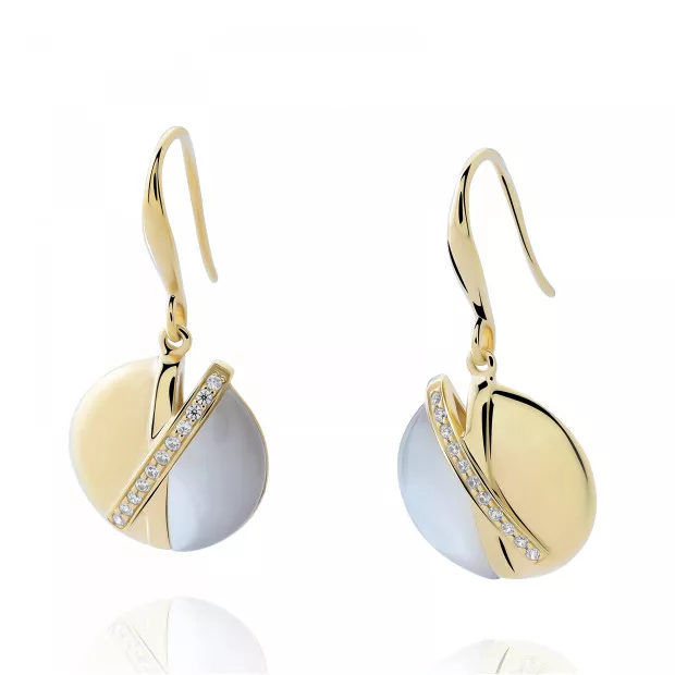 Orphelia Moragene Silver Drop Earrings ZO-7506/G