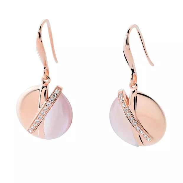 Orphelia Moragene Silver Drop Earrings ZO-7506/RG