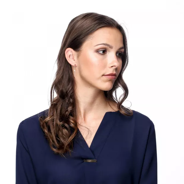 Orphelia Nahara Silver Drop Earrings ZO-7378