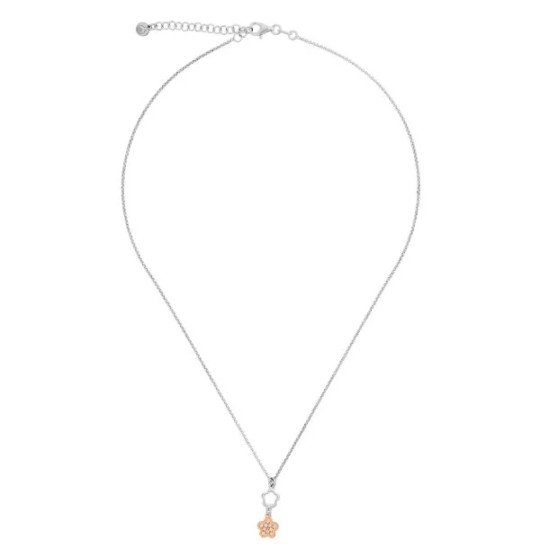 Orphelia Nixie Silver Chain With Pendant ZK-7377