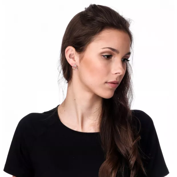 Orphelia Novalie Silver Drop Earrings ZO-7129/RG