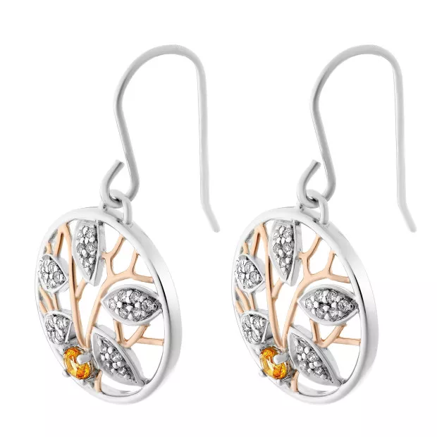 Orphelia Oceane Silver Drop Earrings ZO-7090/1