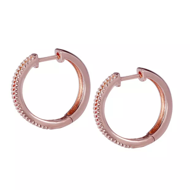 Orphelia Pascaline Silver Hoop Earrings ZO-7448