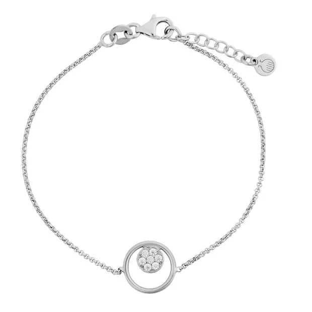 orphelia Orphelia® 'Alessia' Women's Sterling Silver Bracelet - Silver ZA-7382