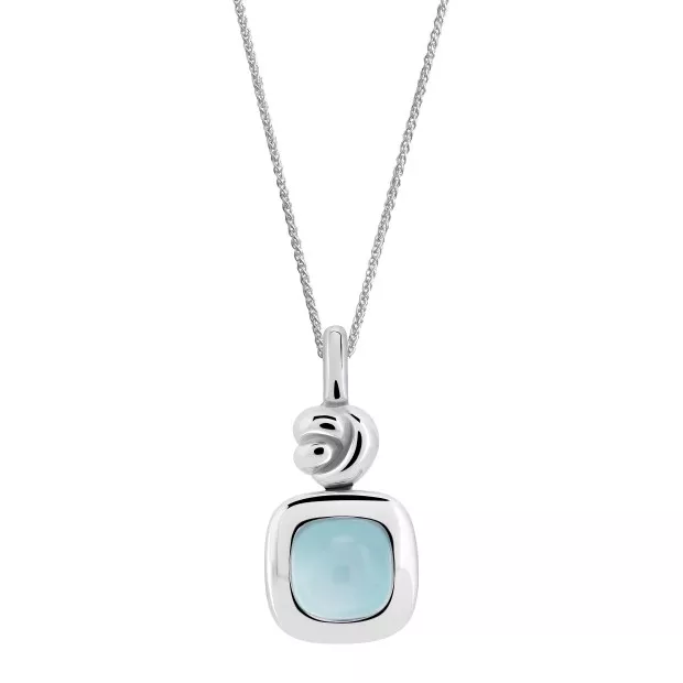 orphelia Orphelia® 'Anat' Women's Sterling Silver Chain with Pendant - Silver ZH-7467