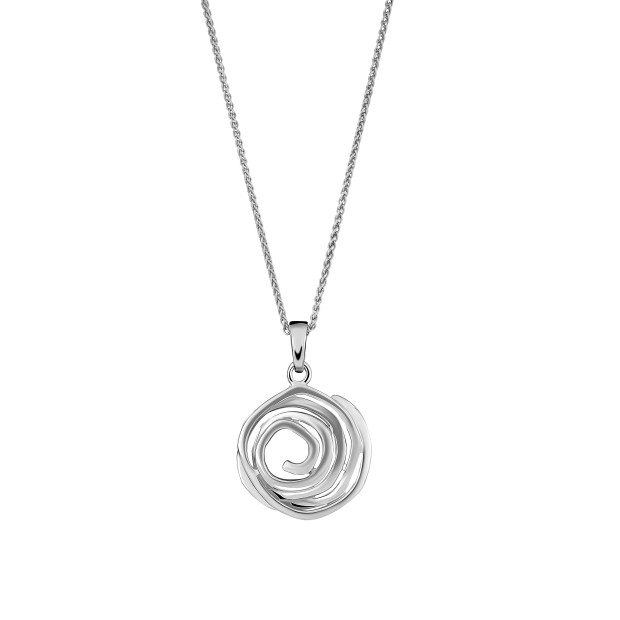 Orphelia Orphelia® 'Apolline' Women's Sterling Silver Set: Necklace + Earrings + Ring - Silver SET-7500