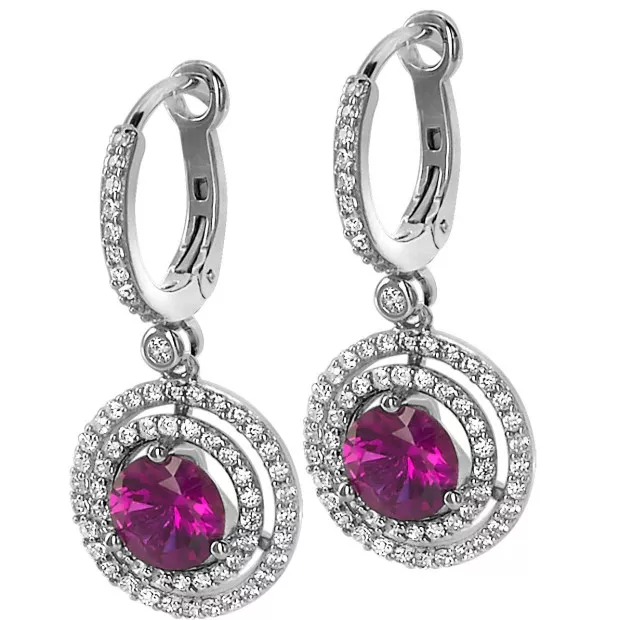 orphelia Orphelia® 'Belina' Women's Sterling Silver Drop Earrings - Silver ZO-7049