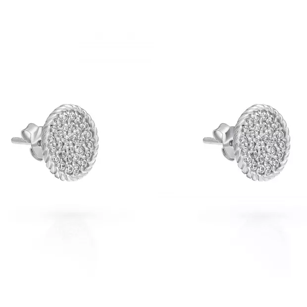 Orphelia Orphelia® 'Bella' Women's Sterling Silver Stud Earrings - Silver ZO-7565