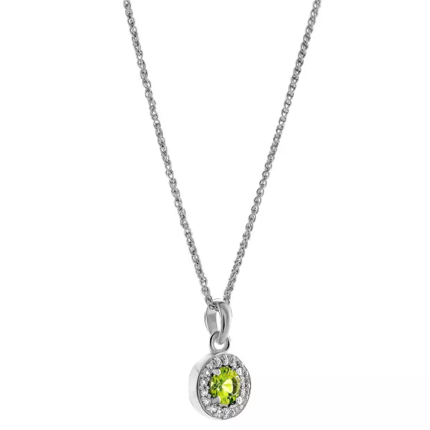 Orphelia Orphelia® 'Bristol' Women's Sterling Silver Pendant With Chain - Silver ZH-7579/G
