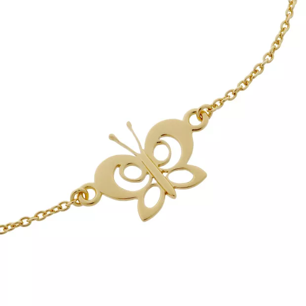 Orphelia Orphelia® 'Butterfly' Women's Sterling Silver Bracelet - Gold ZA-7074/1