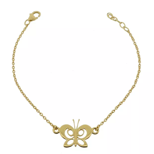 Orphelia Orphelia® 'Butterfly' Women's Sterling Silver Bracelet - Gold ZA-7074/1
