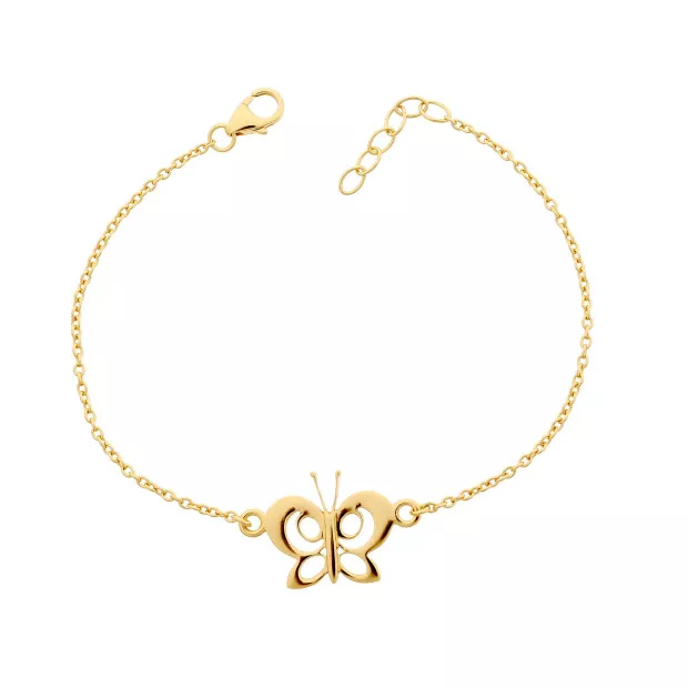 orphelia Orphelia® 'Butterfly' Women's Sterling Silver Bracelet - Gold ZA-7074/1
