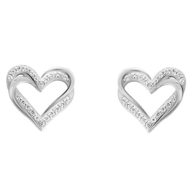 orphelia Orphelia® 'Cecilia' Women's Sterling Silver Stud Earrings - Silver ZO-7584