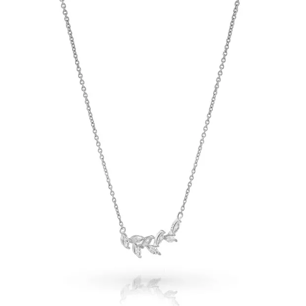 Orphelia Orphelia® 'Charlene' Women's Sterling Silver Necklace - Silver ZK-7568
