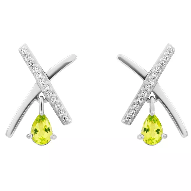 orphelia Orphelia® 'Charlotte' Women's Sterling Silver Drop Earrings - Silver ZO-7580/P