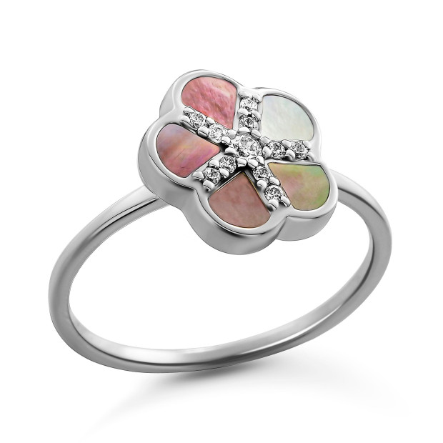 Orphelia Orphelia® 'Daisy' Women's Sterling Silver Ring - Silver ZR-7585