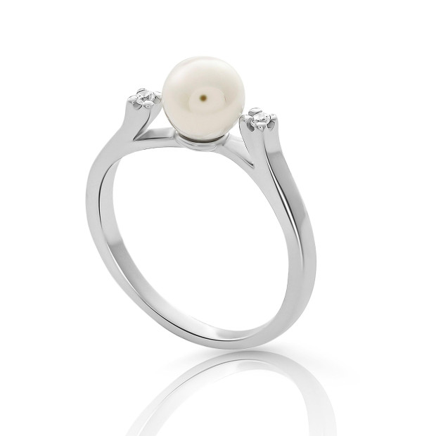 Orphelia Orphelia® 'Diana' Women's Sterling Silver Ring - Silver ZR-7543