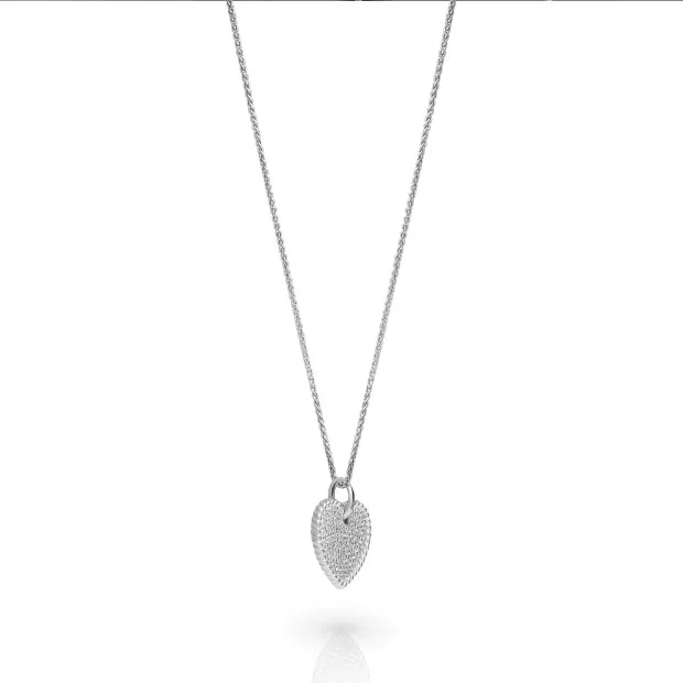 Orphelia Orphelia® 'Elite' Women's Sterling Silver Chain With Pendant - Silver ZH-7566