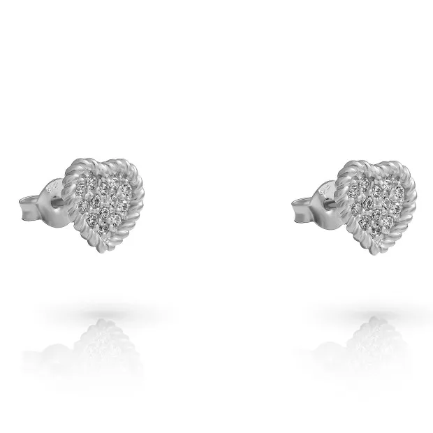 Orphelia Orphelia® 'Elite' Women's Sterling Silver Stud Earrings - Silver ZO-7566
