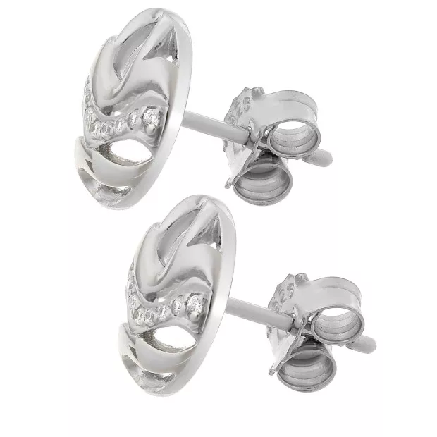 Orphelia Orphelia® 'Elvina' Women's Sterling Silver Stud Earrings - Silver ZO-7085