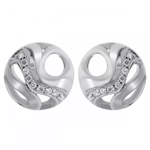 orphelia Orphelia® 'Elvina' Women's Sterling Silver Stud Earrings - Silver ZO-7085