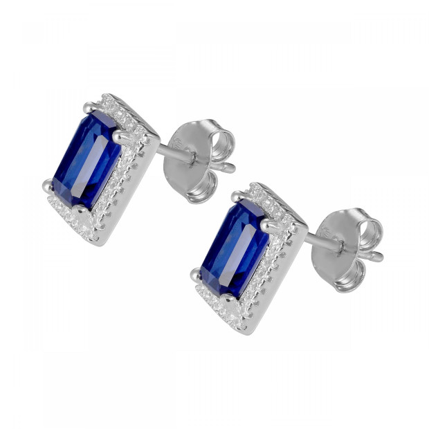 Orphelia Orphelia® 'Enora' Women's Sterling Silver Set: Necklace + Earrings + Ring - Silver SET-7425/SA