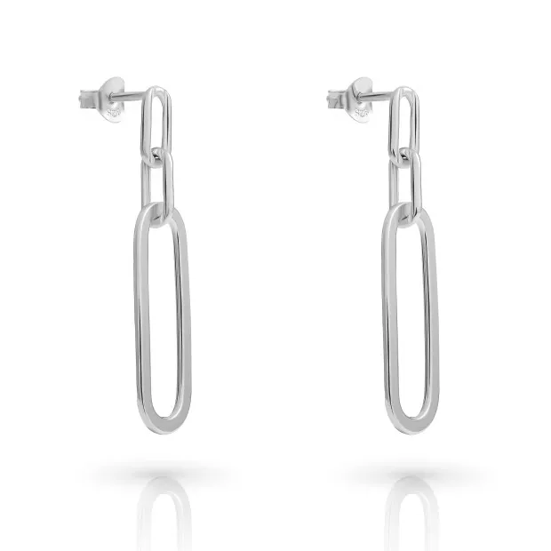 Orphelia Orphelia® 'Essence' Women's Sterling Silver Drop Earrings - Silver ZO-7560