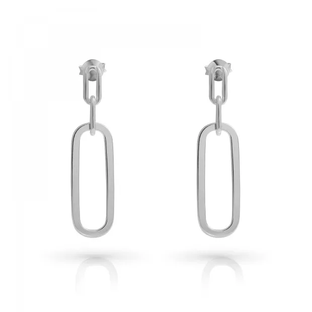 orphelia Orphelia® 'Essence' Women's Sterling Silver Drop Earrings - Silver ZO-7560