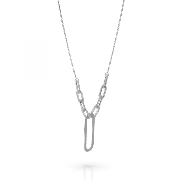 Orphelia Orphelia® 'Essence' Women's Sterling Silver Necklace - Silver ZK-7560