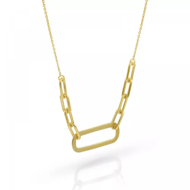 Orphelia Orphelia® 'Essence' Women's Sterling Silver Necklace - Gold ZK-7560/G