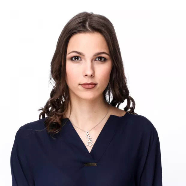 Orphelia Orphelia® 'Evelinia' Women's Sterling Silver Chain With Pendant - Silver ZH-7338