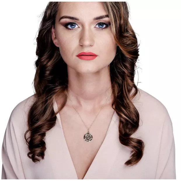 Orphelia Orphelia® 'Fiore' Women's Sterling Silver Chain With Pendant - Silver ZH-7079