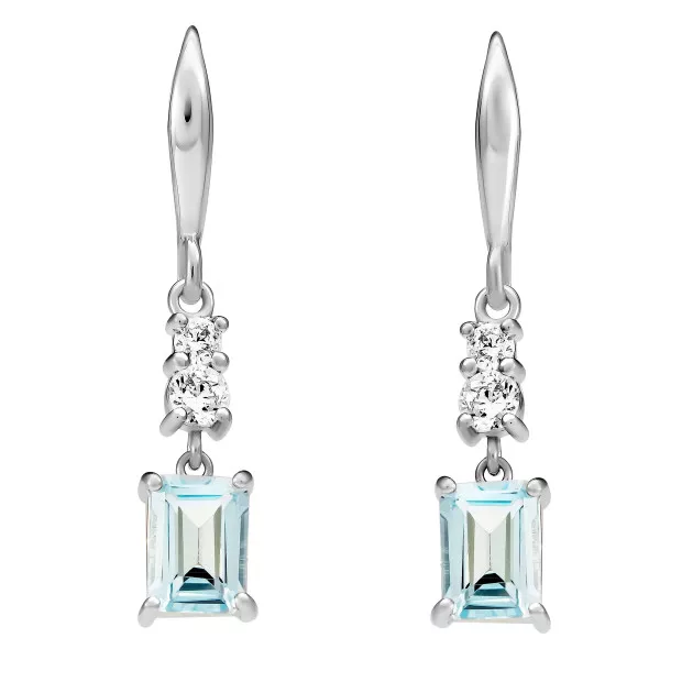 Orphelia Orphelia® 'Fira' Women's Sterling Silver Drop Earrings - Silver ZO-7571