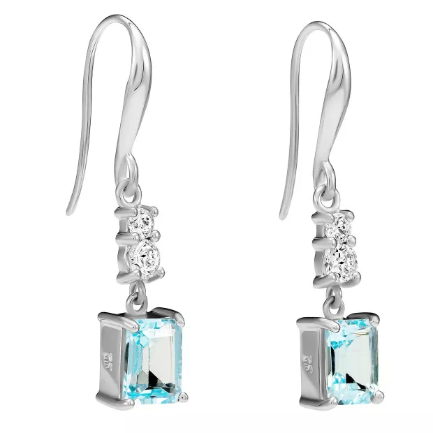 orphelia Orphelia® 'Fira' Women's Sterling Silver Drop Earrings - Silver ZO-7571