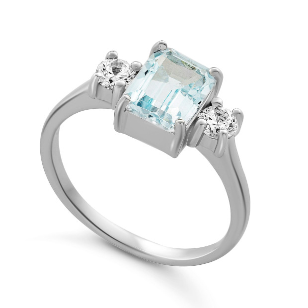 Orphelia Orphelia® 'Fira' Women's Sterling Silver Ring - Silver ZR-7571