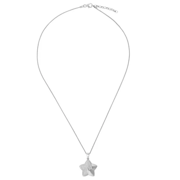 Orphelia Orphelia® 'Ilona' Women's Sterling Silver Chain With Pendant - Silver ZH-7331