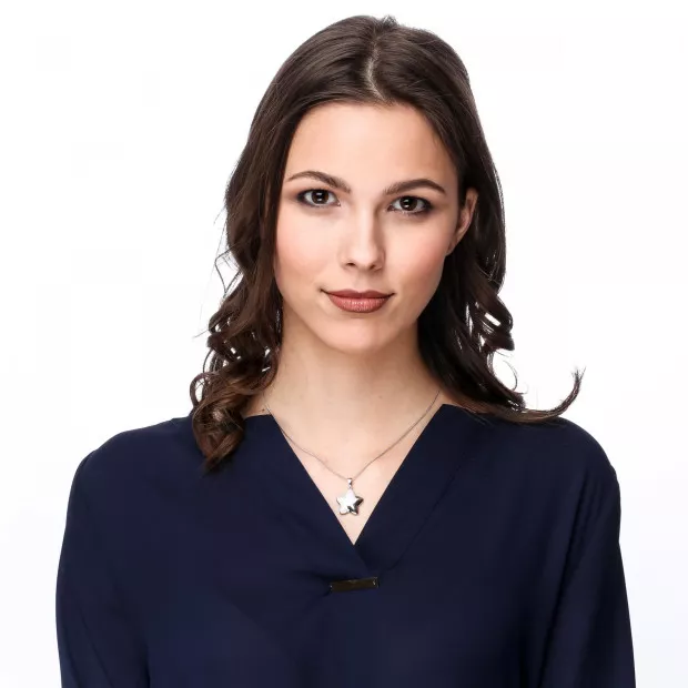 Orphelia Orphelia® 'Ilona' Women's Sterling Silver Chain With Pendant - Silver ZH-7331
