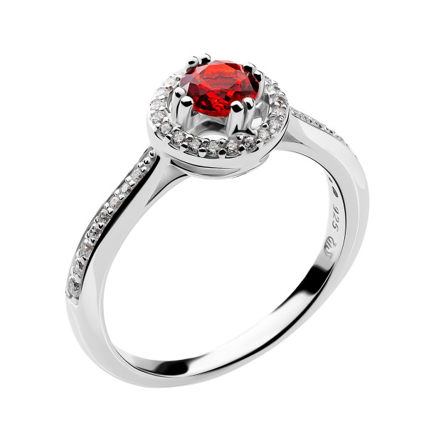 Orphelia Orphelia® 'Kaia' Women's Sterling Silver Set: Bracelet + Ring - Silver SET-7477/RU