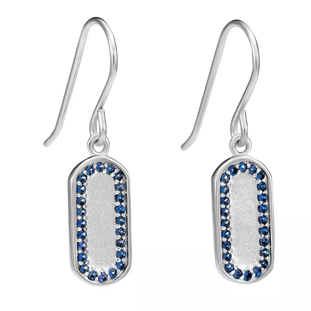 orphelia Orphelia® 'Malaga' Women's Sterling Silver Drop Earrings - Silver ZO-7573