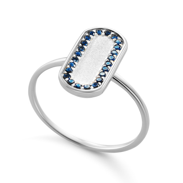 Orphelia Orphelia® 'Malaga' Women's Sterling Silver Ring - Silver ZR-7573
